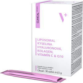 LIPOSOMAL Kyselina hyaluronová Kolagen Vitamín C & Q10 + skleněný pilník