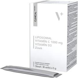 LIPOSOMAL Vitamín C D3 Zinek 30 sáčků á 5g + Skleněný pilník