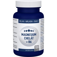 Magnesium chelát + B6 100 kapslí