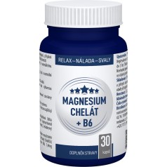 Magnesium chelát + B6 30 kapslí